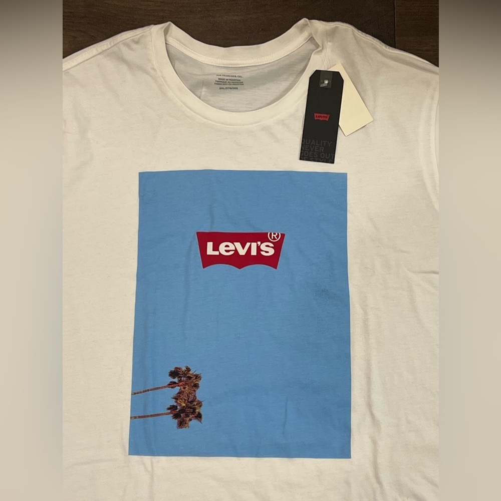 Levi NEW- Men’s 3X Levi T-shirt new with tags - Picture 2 of 3